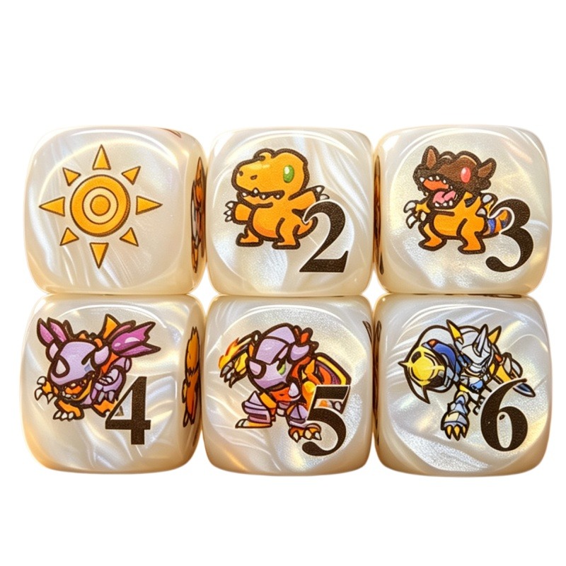 Board Game Hegemony - 2 peças/conjunto Digimon DTCG Omnimon Agumon