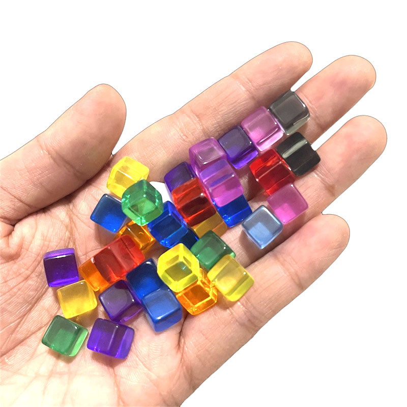 Board Game Hegemony - 100 pçs/set 8mm cubo claro dados