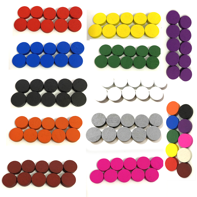Board Game Hegemony - 100 peças de diâmetro 15*5mm peças