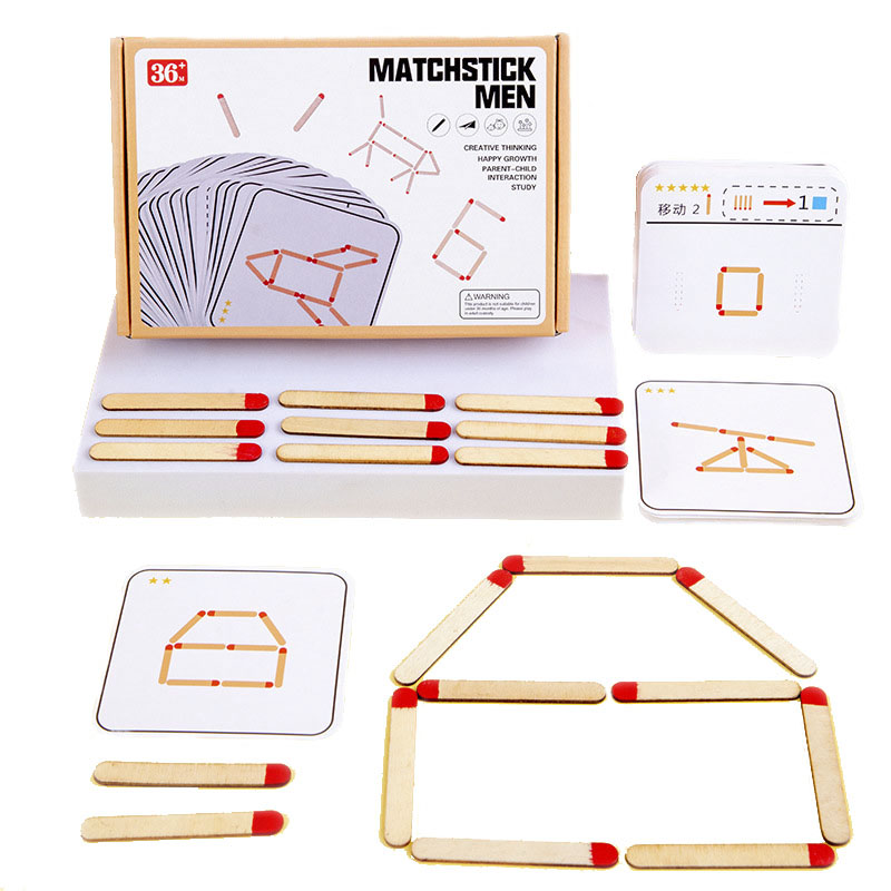 Board Game China - Montessori combina quebra-cabeças jogo brinquedos de