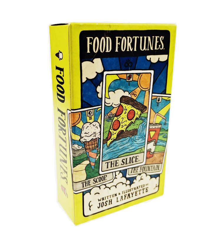 Board Game Life - Novo 78 cartas ilustradas de comida