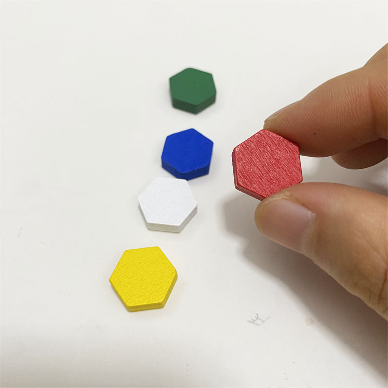 50 peças de madeira hexagonal  - Board Game Hegemony avaliação e preço