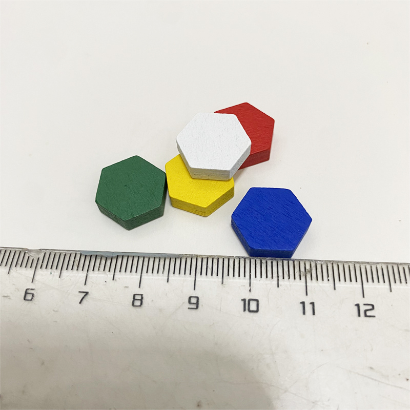 50 peças de madeira hexagonal  - Board Game Hegemony avaliação e preço