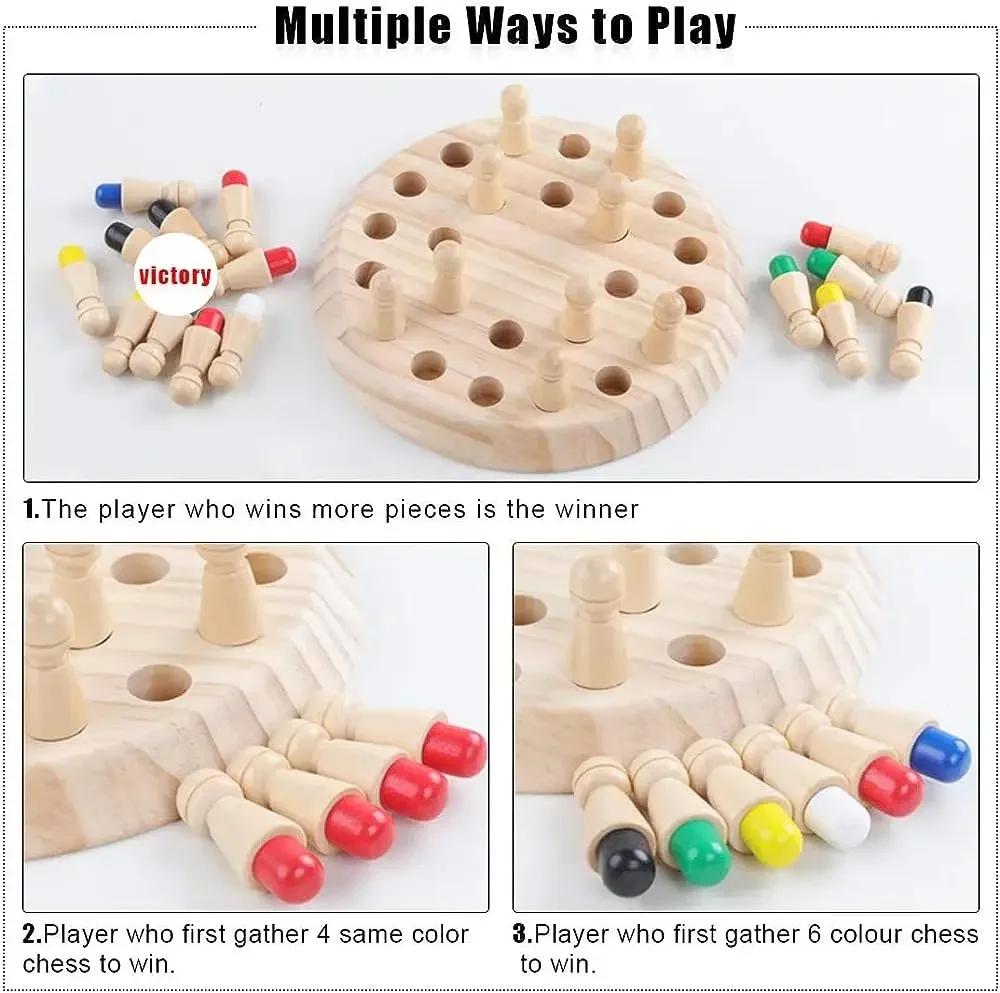 1PC Jogo de Memória de Madeira - Board Game Life avaliação e preço