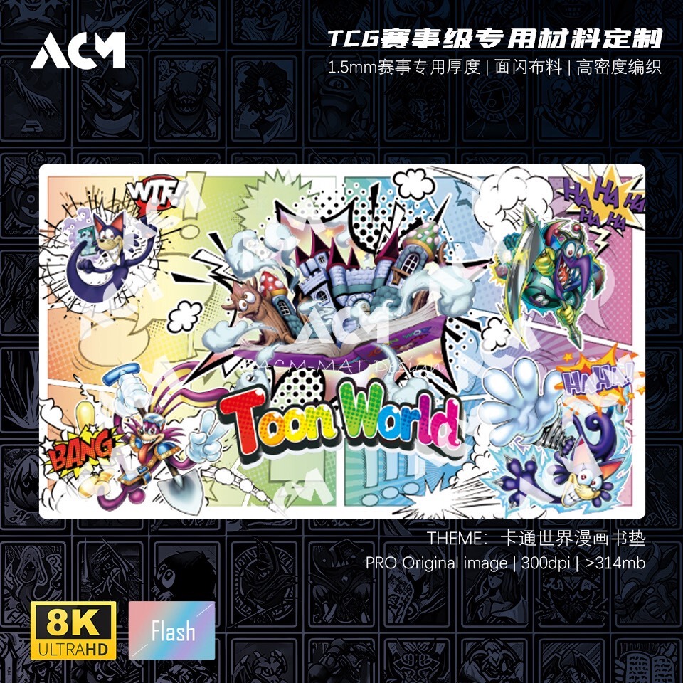 600x350mm Yu-Gi-Oh! Toon World - Board Game China avaliação e preço