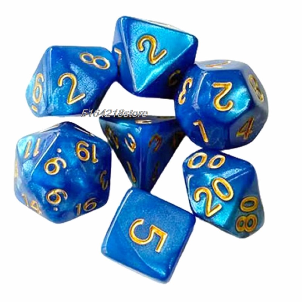 Conjunto de 7 peças de dados p - Board Game Hegemony avaliação e preço